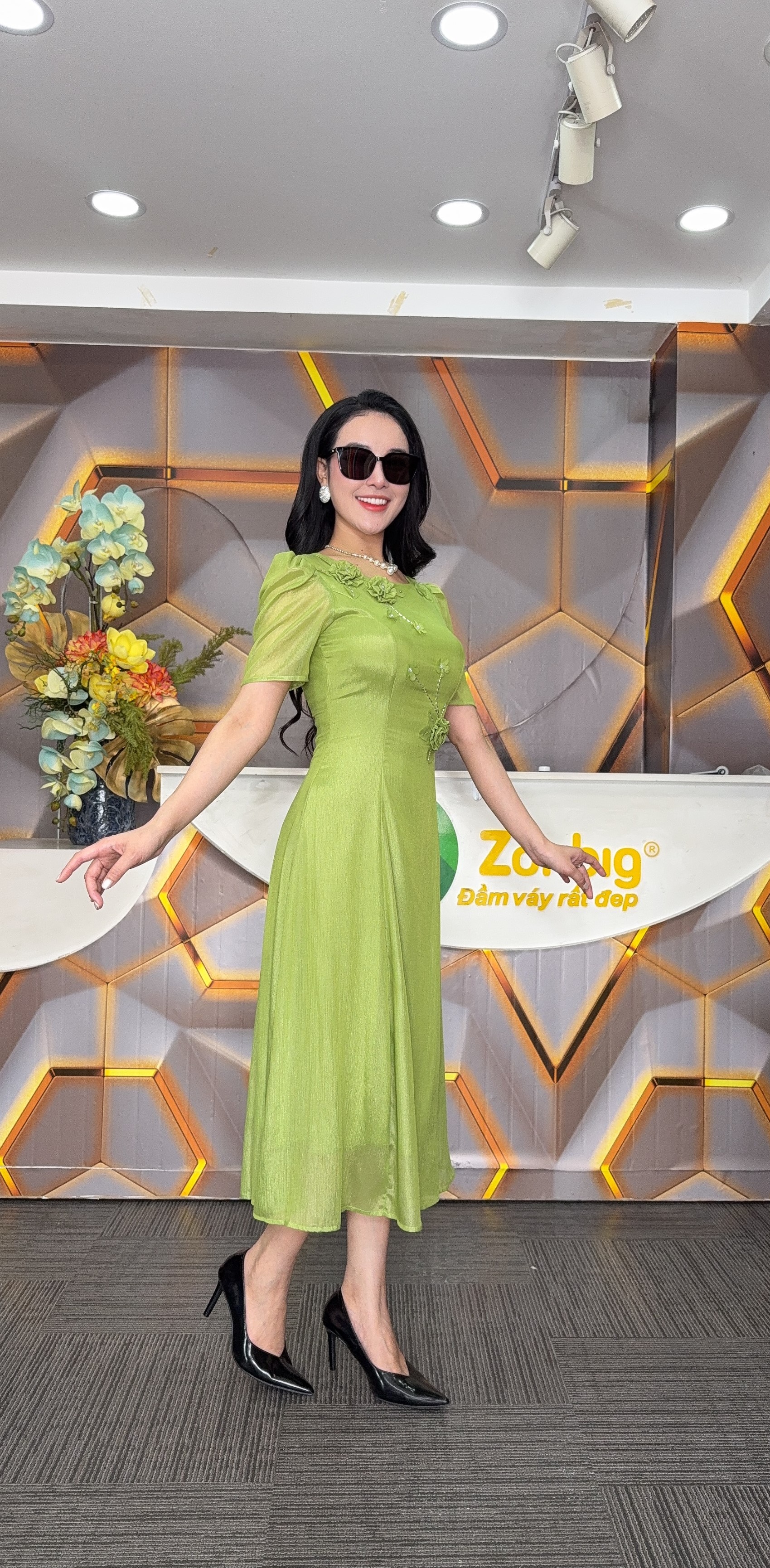 Đầm xòe - Y1949 - Thương hiệu Zonbig_thumbnail_2