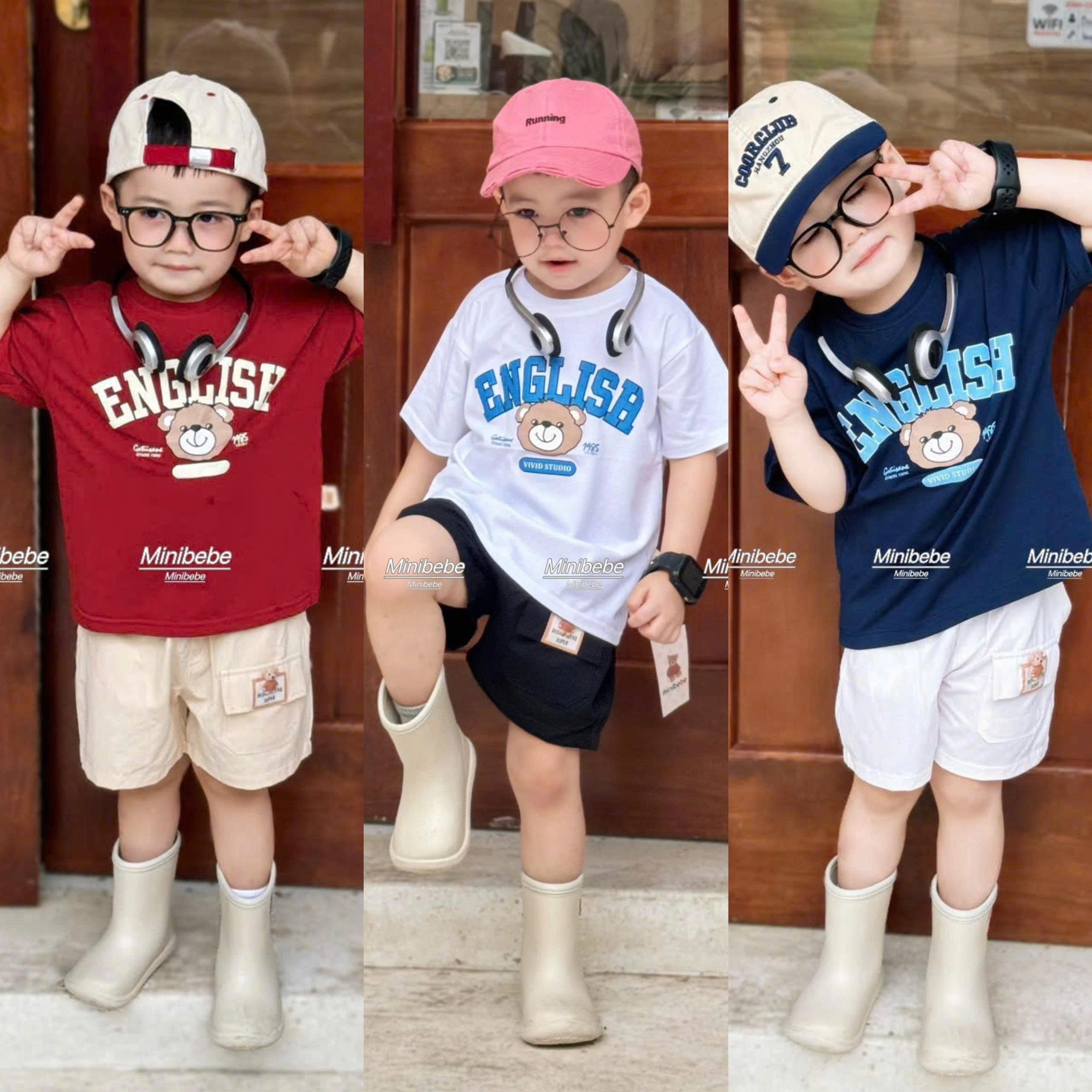 R77 SET 3 ÁO CỘC TAY ENGLISH- A106.230