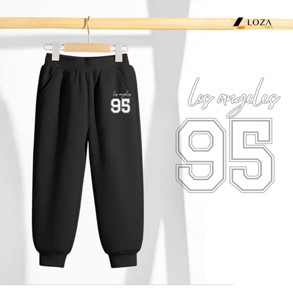 Quần nỉ bé trai, bé gái in hình nhiều mẫu -  Loza Kids QM001_thumbnail_3