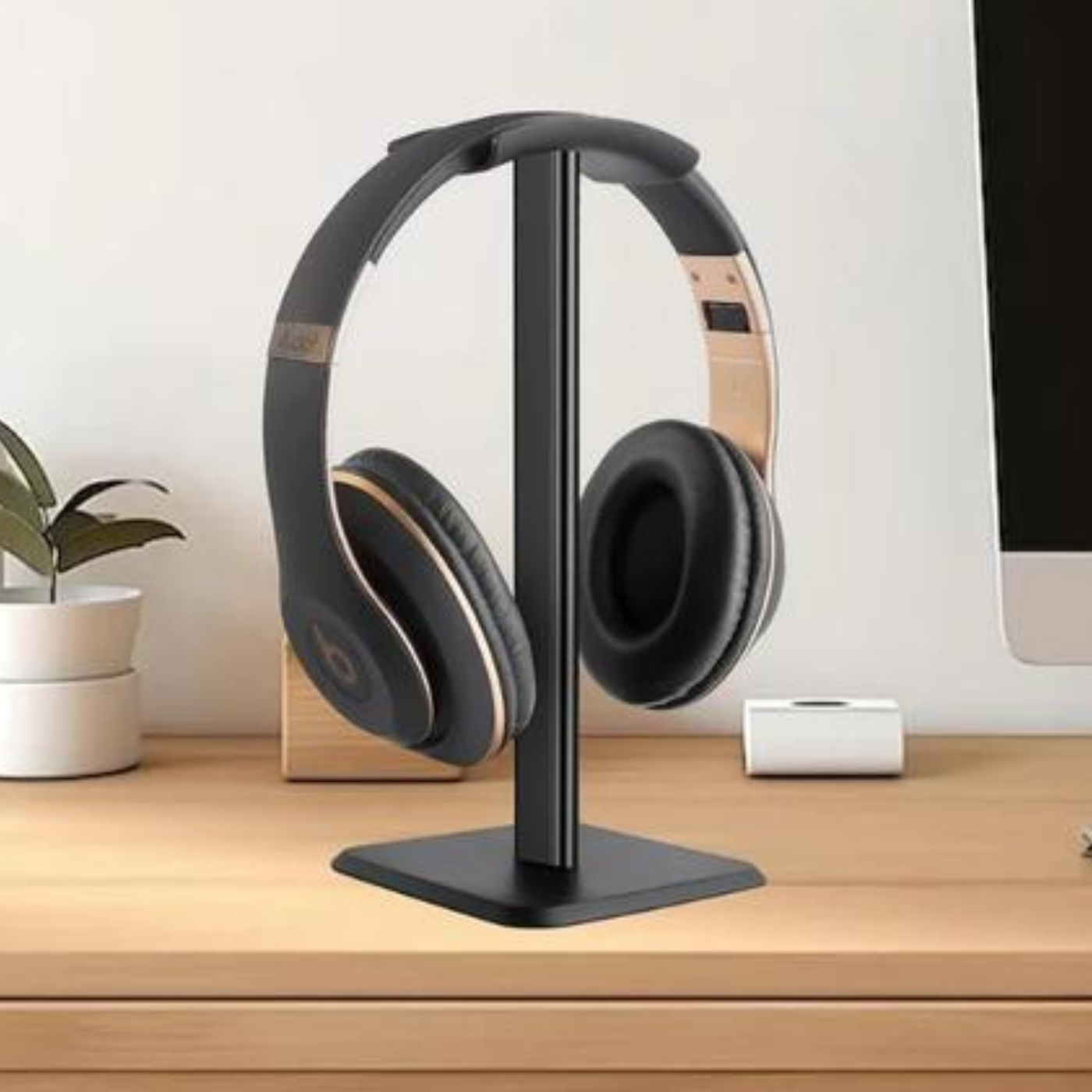 Giá Treo Tai Nghe – Giá Đỡ Headphone Chụp Tai, Thân Nhôm Chống Trượt, Lắp Ráp Dễ Dàng, Decor Bàn Làm Việc_thumbnail_0