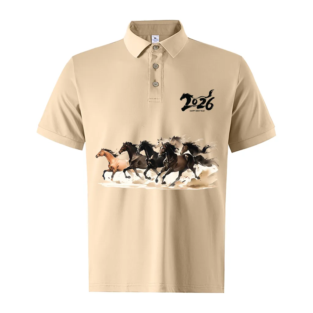 Áo polo Tết Bính Ngọ Miucho Iconic vải poly cá sấu thoáng mát cổ trụ form vừa in mix 2992_thumbnail_8