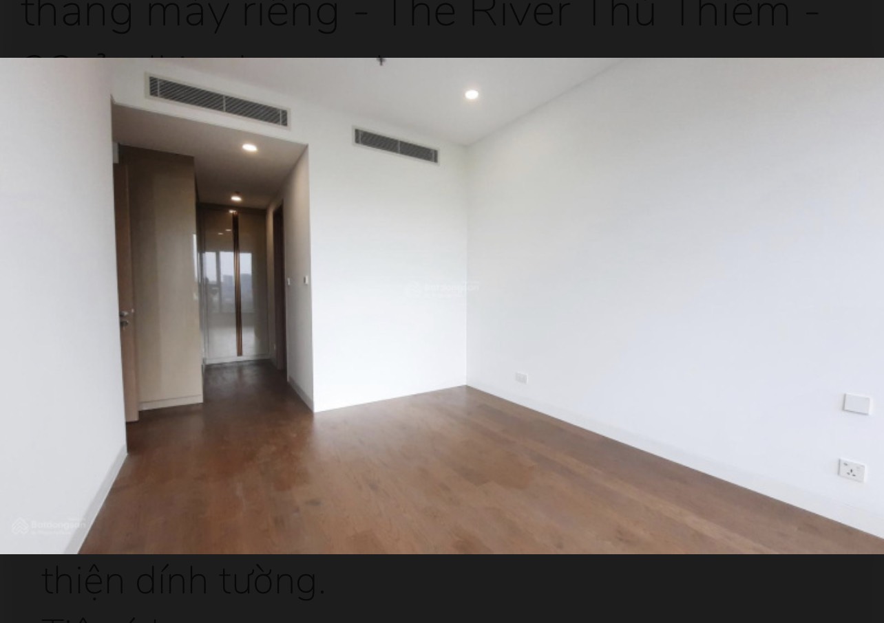 SIÊU HOT CĂN HỘ THE RIVER THỦ THIÊM 3PN SIÊU RỘNG FULL NT XỊN CHỈ 65TR_thumbnail_2