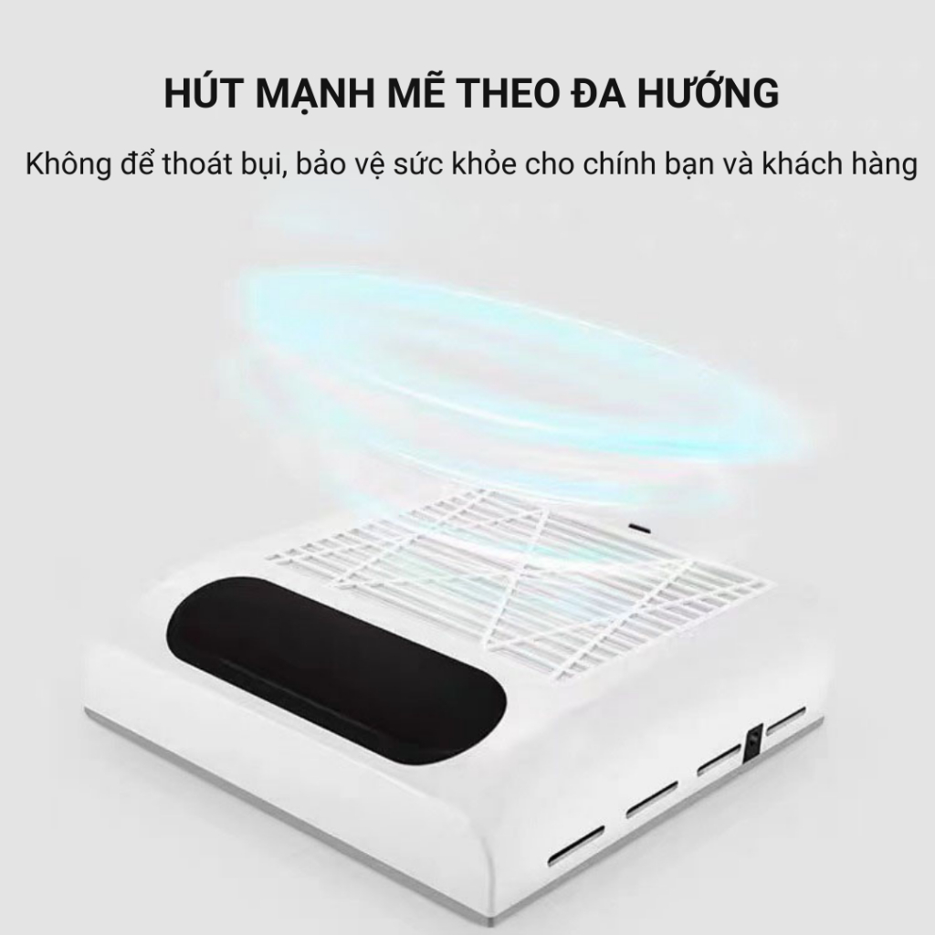 Máy Hút Bụi Nail BQ858-8, Máy Hút Bụi Móng Cao Cấp Công Suất Lớn 80W, Hút Siêu Sạch Chuyên Dụng Cho Ngành Nail_thumbnail_3