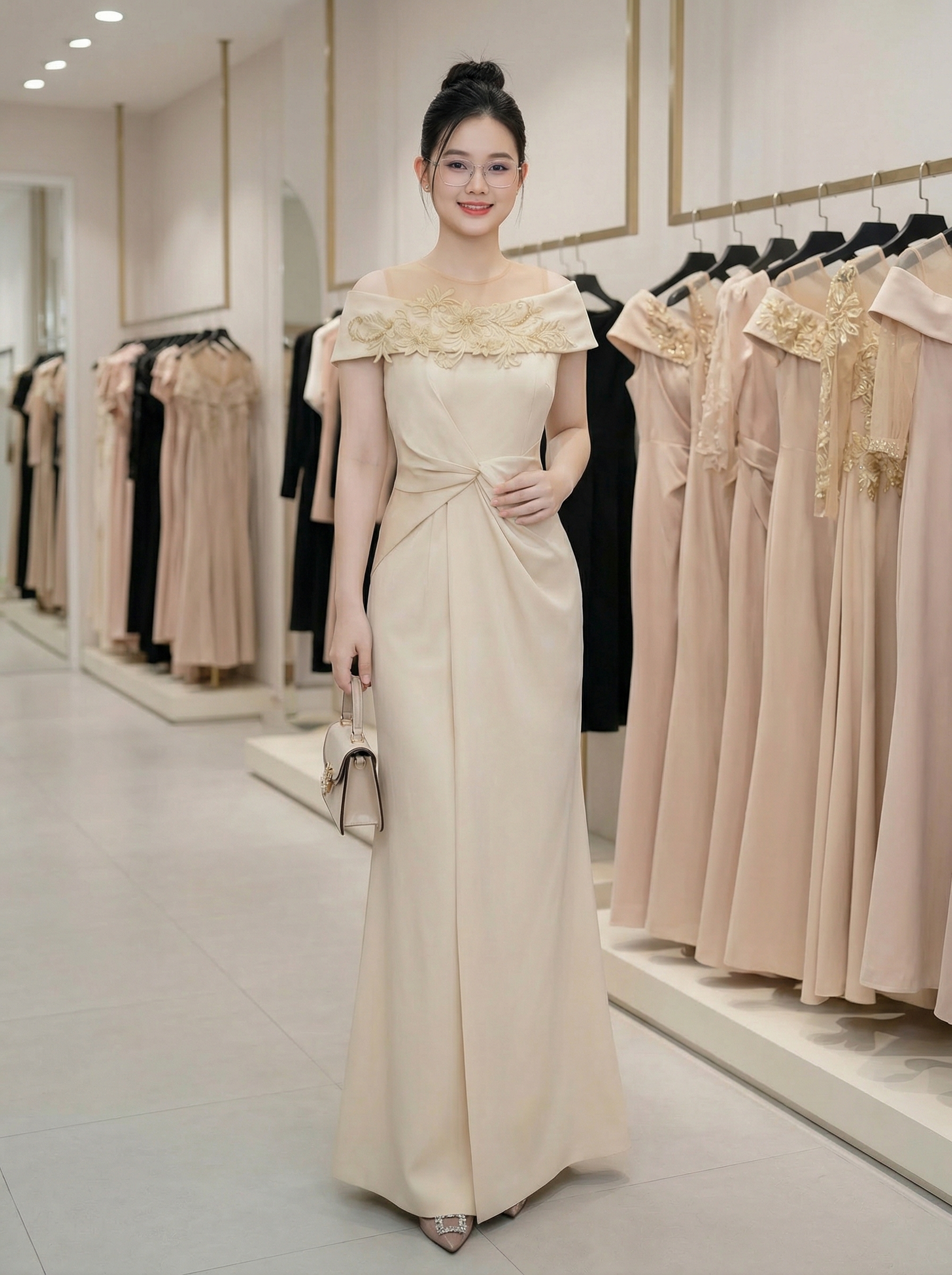 Đầm dạ hội dự tiệc  phối ren hoa cao cấp_thumbnail_12