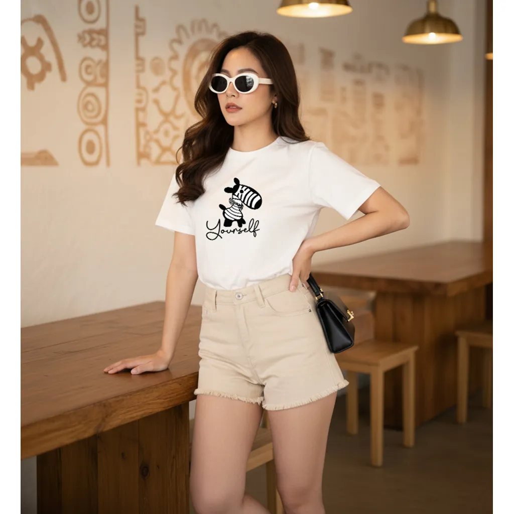 Áo thun Tết Bính Ngọ form vừa Miucho Chic vải co giãn 4 chiều thoáng mát in mix 3013_thumbnail_5