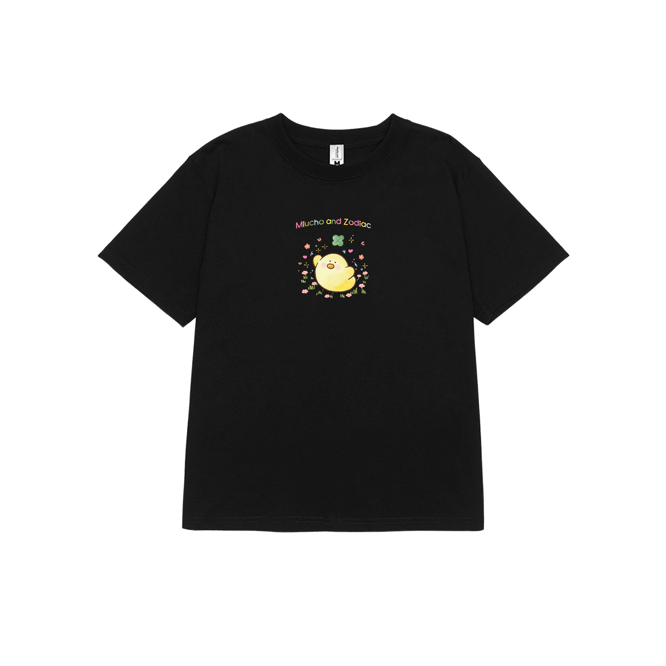 Áo baby tee 12 con giáp tuổi Dậu ( tuổi gà) ABD404 Miucho cotton cổ tròn in graphic_thumbnail_0