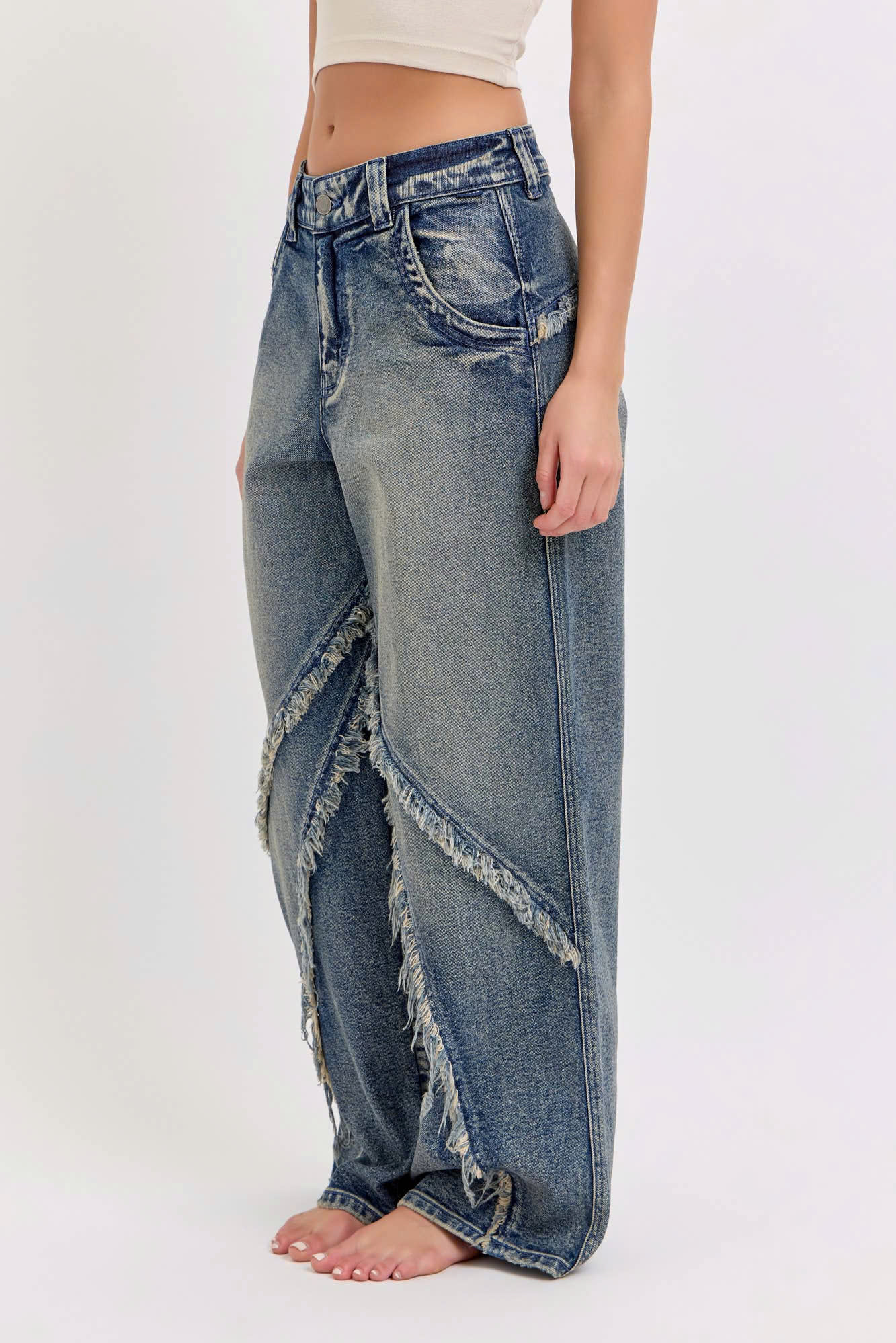 QJ110- Q. JEANS Ố RỘNG- TUA XÉO_thumbnail_5