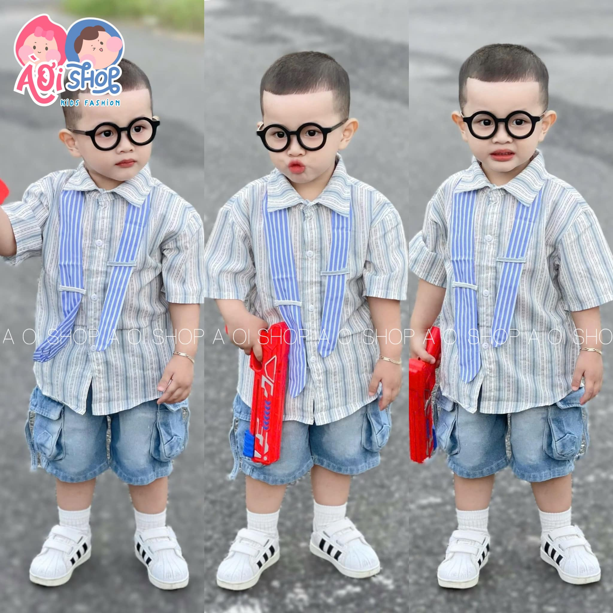 K30 BỘ SƠ MI SỌC QUẦN BÒ- A108.257_thumbnail_1