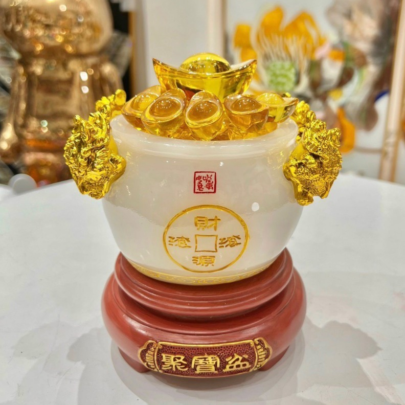 Bát Tụ Bảo Ngọc Chiêu Tài Chiêu Lộc Nhiều Màu , Nhiều Kích Thước Hàng Cao Cấp - Phong Thủy Hà Gốm_thumbnail_3