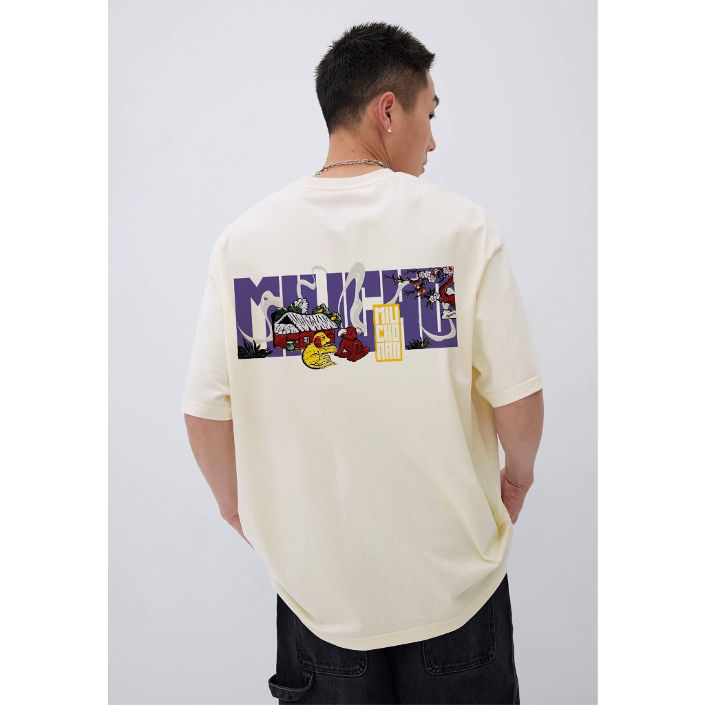 Áo thun nam form rộng 12 con giáp tuổi Tuất ( tuổi Chó) ATD448 Miucho Man cotton cổ tròn ingraphic_thumbnail_2