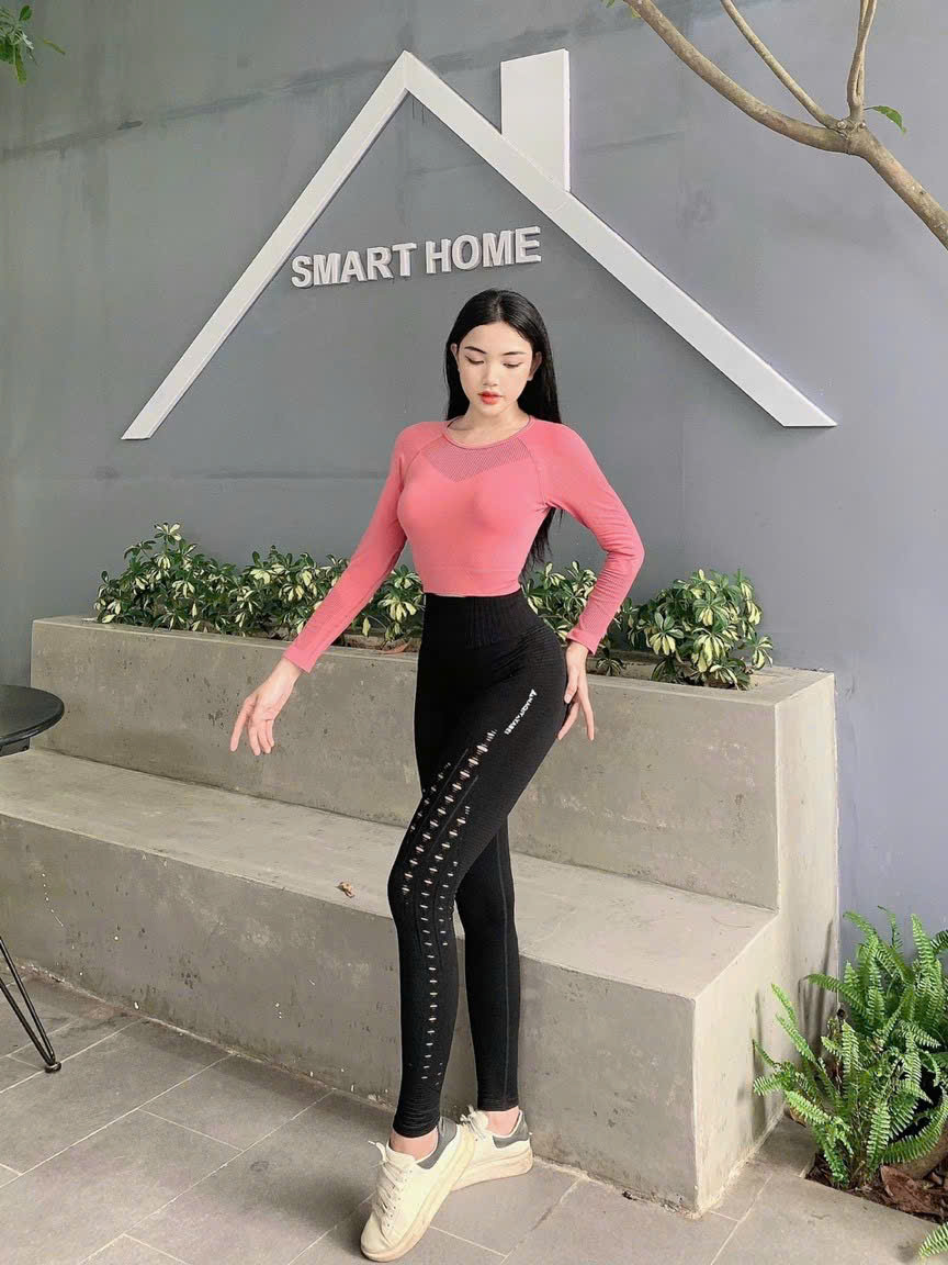 Áo Croptop Thể Thao Tay Dài Trơn F.21_thumbnail_7