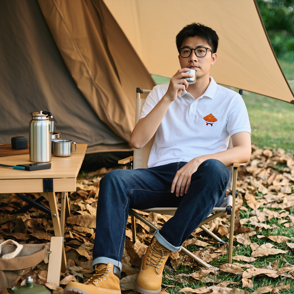 Áo polo cá sấu form vừa PLCSD2438 Miucho Iconic phong cách cổ điển in artwork_thumbnail_6