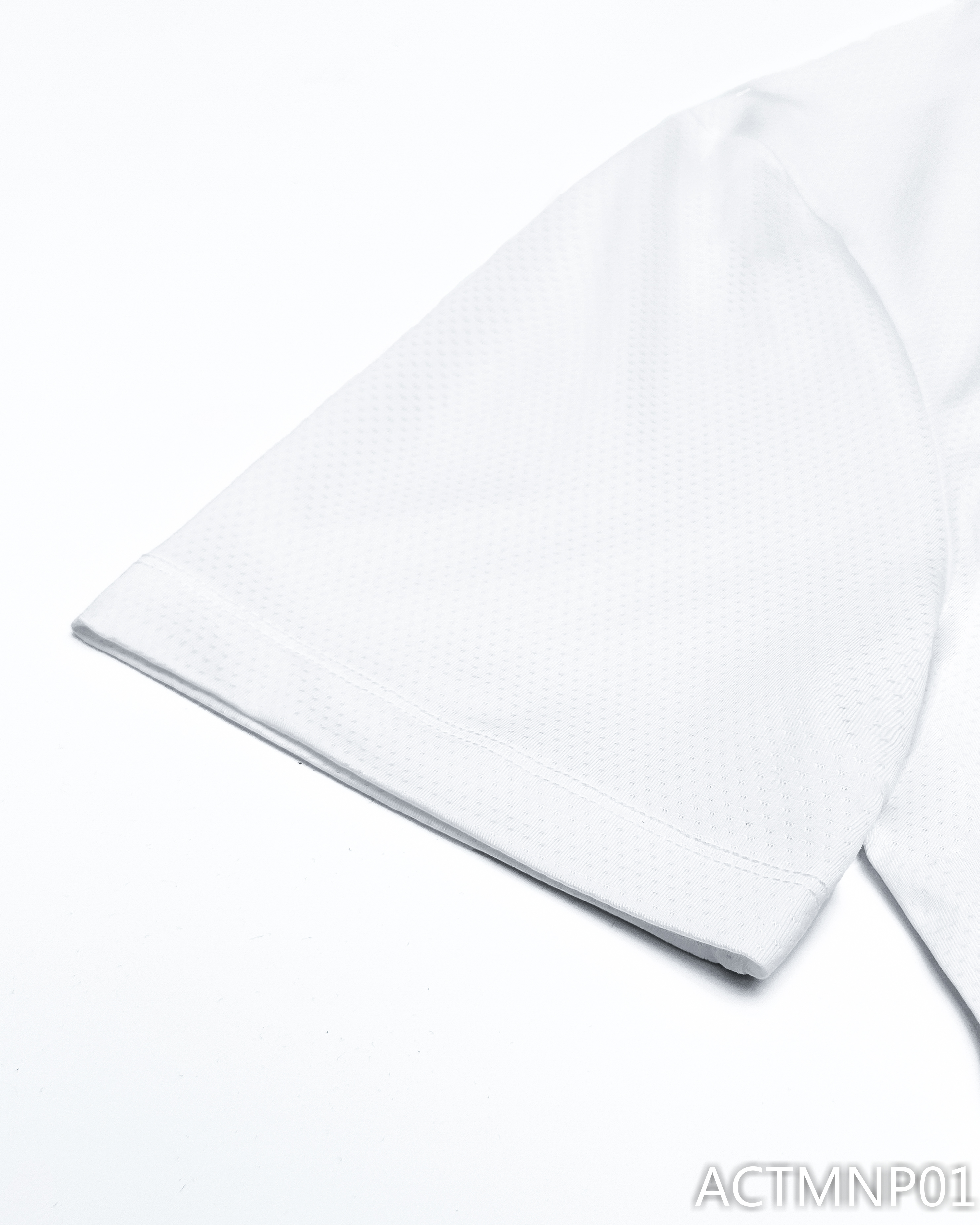 Áo thun thể thao nam trắng phối viền Redline Manesti_thumbnail_3