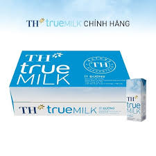SỮA NƯỚC TH TRUE MILK 180ml  lốc/4, T/12 ít đương