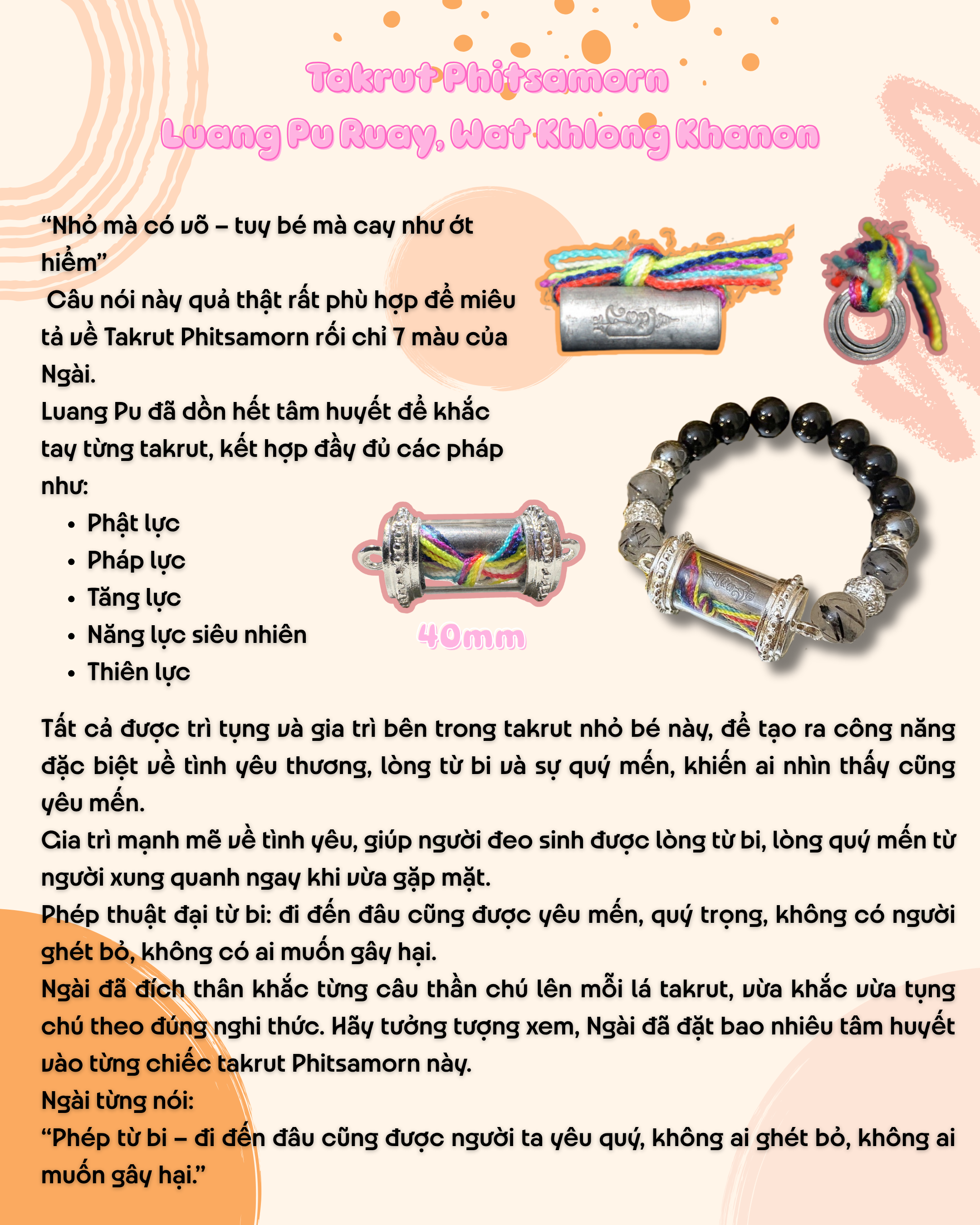 Takrut Phitsamorn - Luang Pu Ruay, Wat Khlong Khanon_thumbnail_3