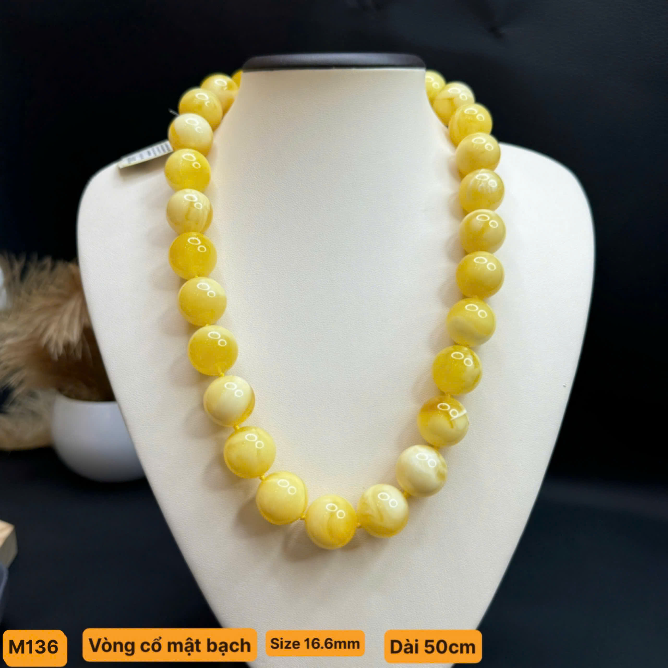 Vòng cổ mật bạch - M136