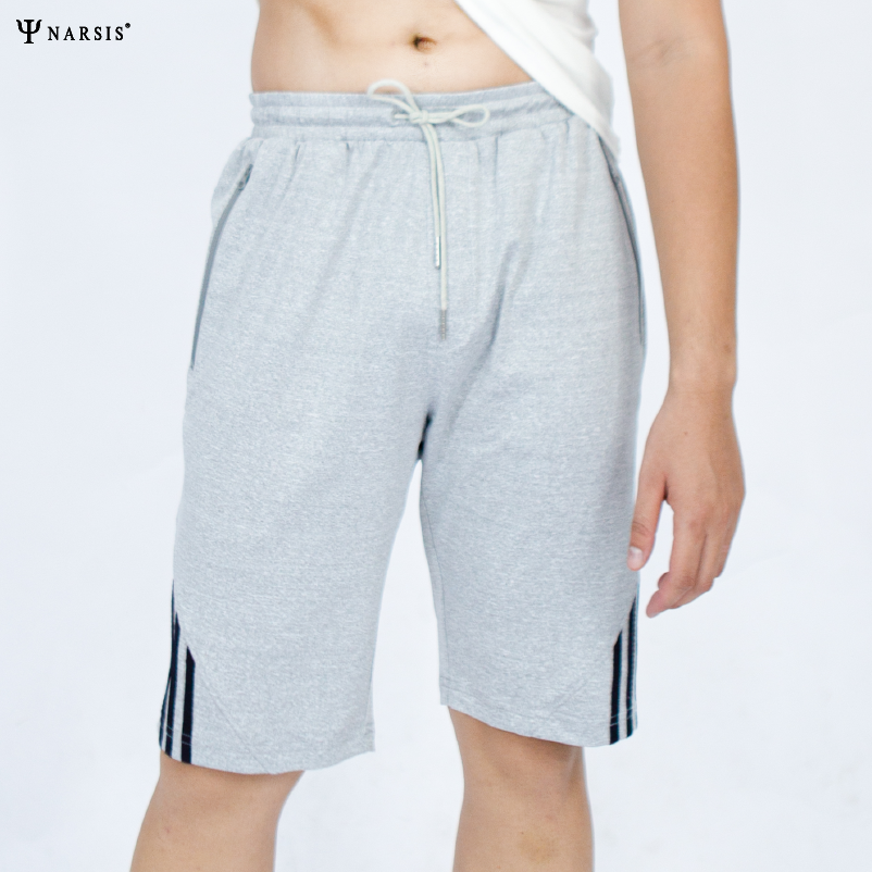 QUẦN ĐÙI NAM GHI SÁNG NARSIS CHẤT LIỆU COTTON CẠP CHUN CO GIÃN THOẢI MÁI S23019 NARSIS CHẤT LIỆU ..._thumbnail_4