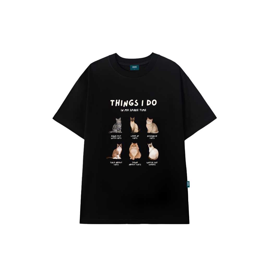 Áo thun nữ form rộng hình Mèo dễ thương local brand We Tee chất cotton 250 gsm - T026_thumbnail_10