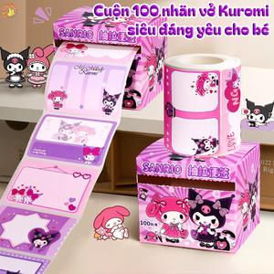 Hộp 100 Cuộn Nhãn Vở KUROMI_thumbnail_0