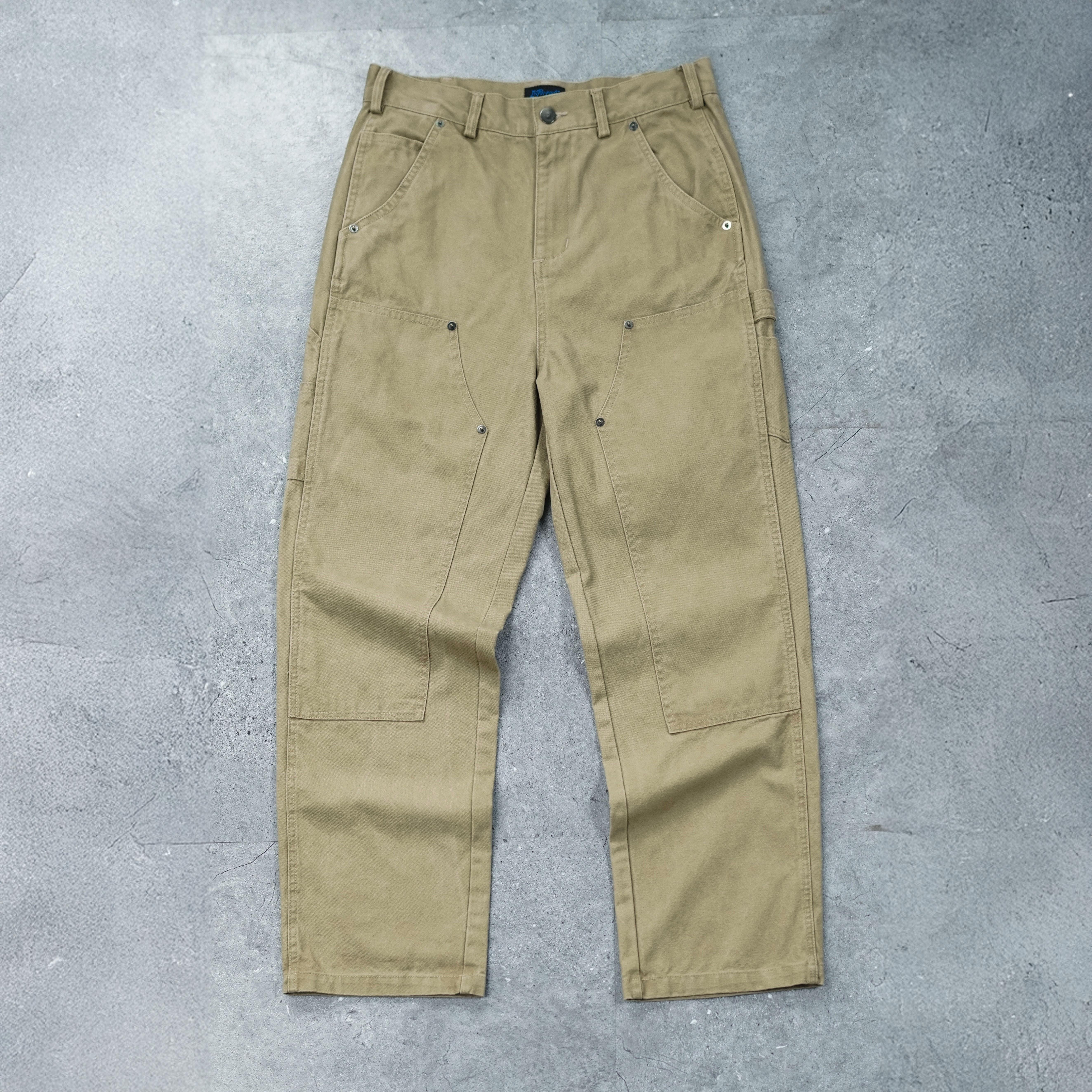 Quần Imperfect No.19 FADE DOUBLEKNEE vải canvas 350gsm đầy dặn, phong cách đường phố Nam Menswear