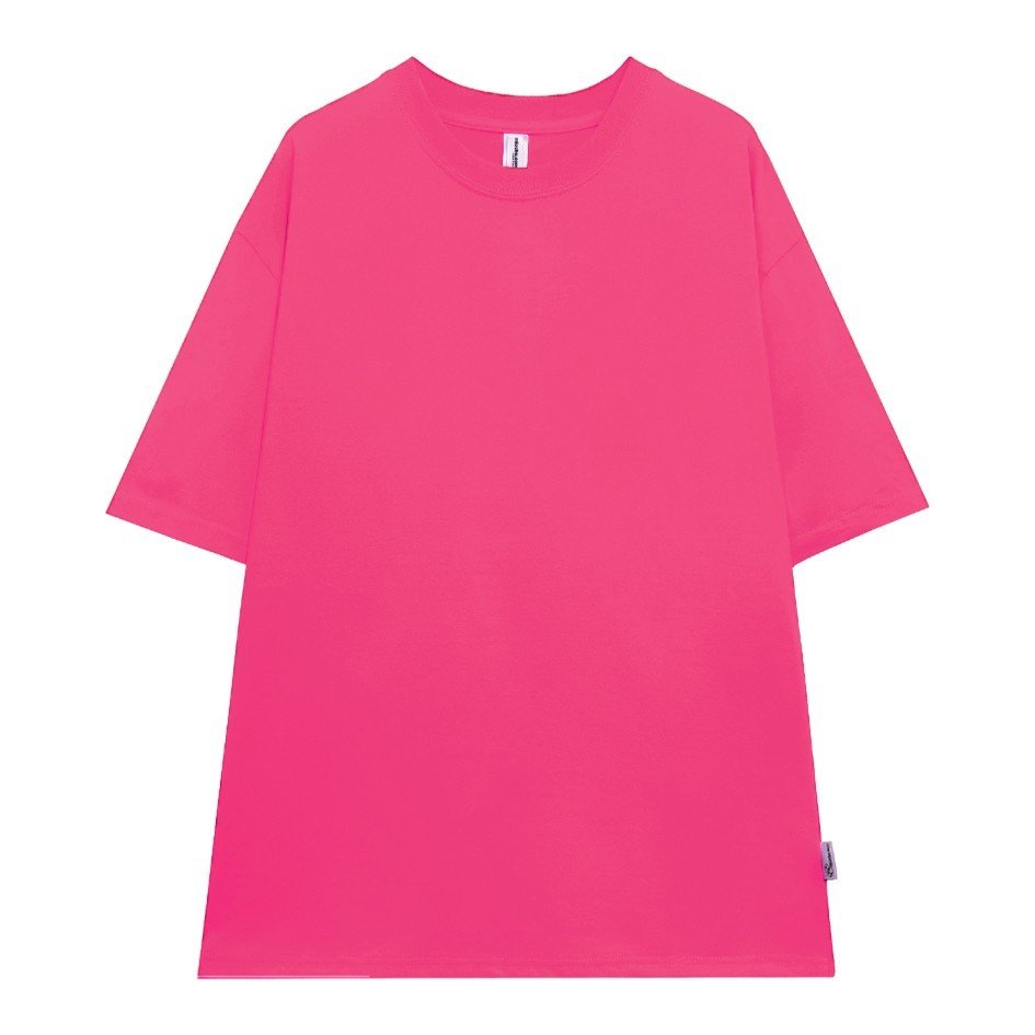 Áo thun trơn form rộng ATT01 Miucho vải cotton cổ tròn in basic Top Trắng_thumbnail_19