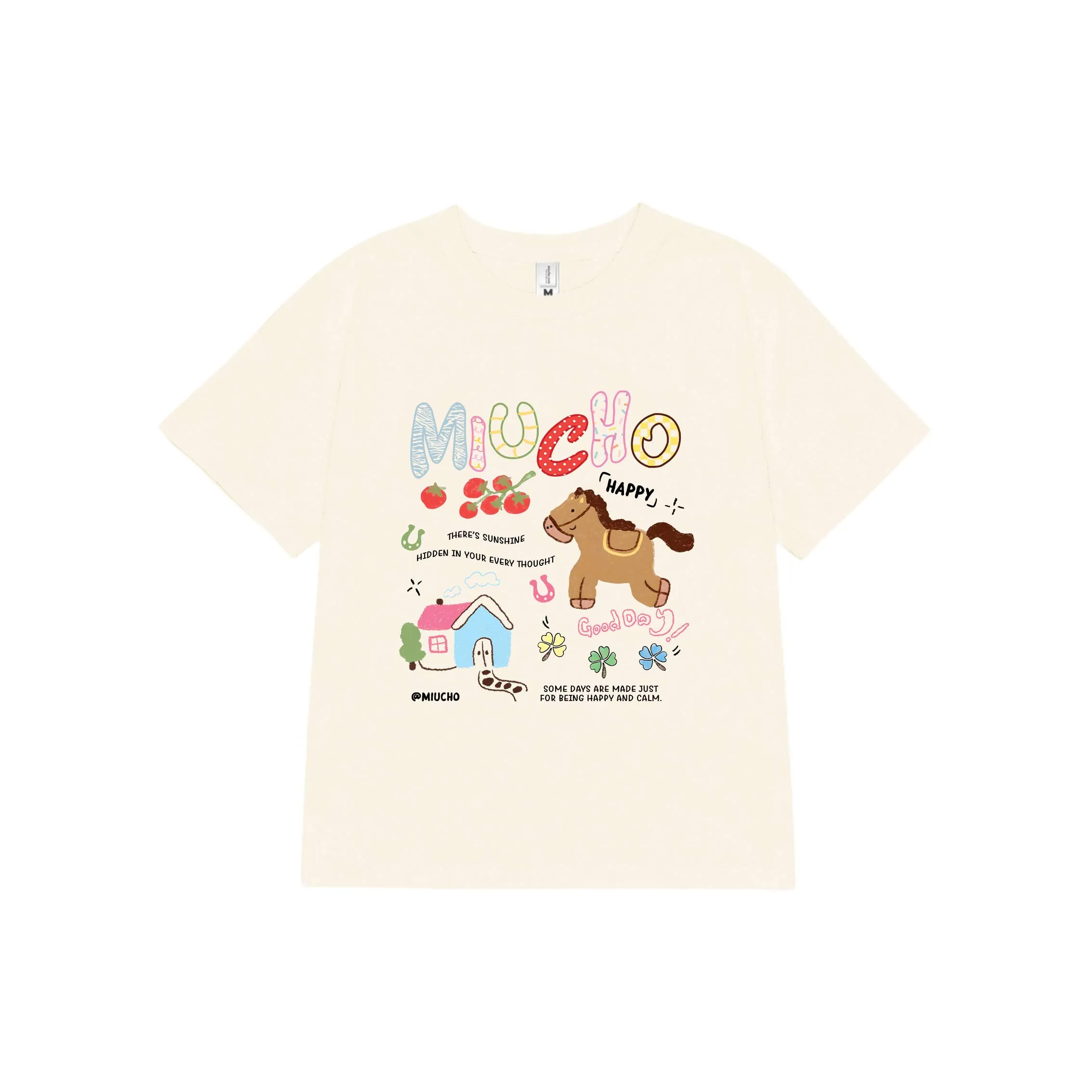 Áo baby tee nữ Miucho cotton co giãn 2 chiều thoáng mát cartoon in mix dễ thương nhiều màu 2740_thumbnail_10