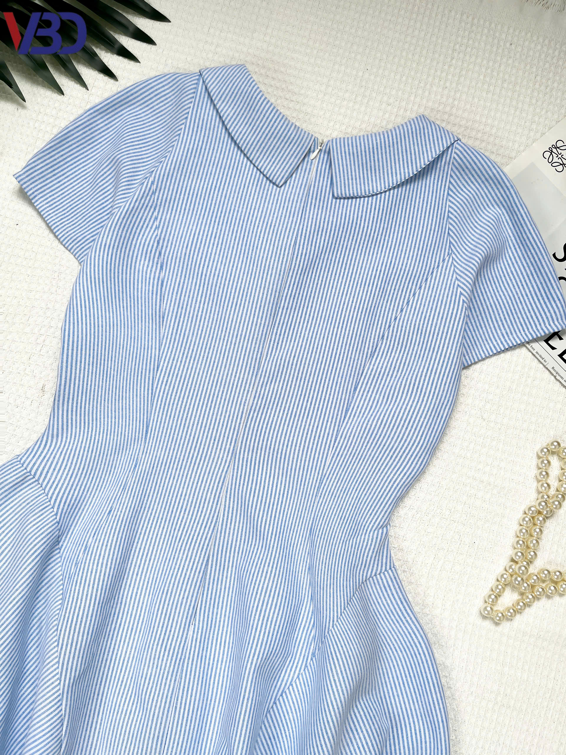 Đầm cổ phối ren kiểu bigsize DA173 dành cho nàng từ 55-95kg_thumbnail_2