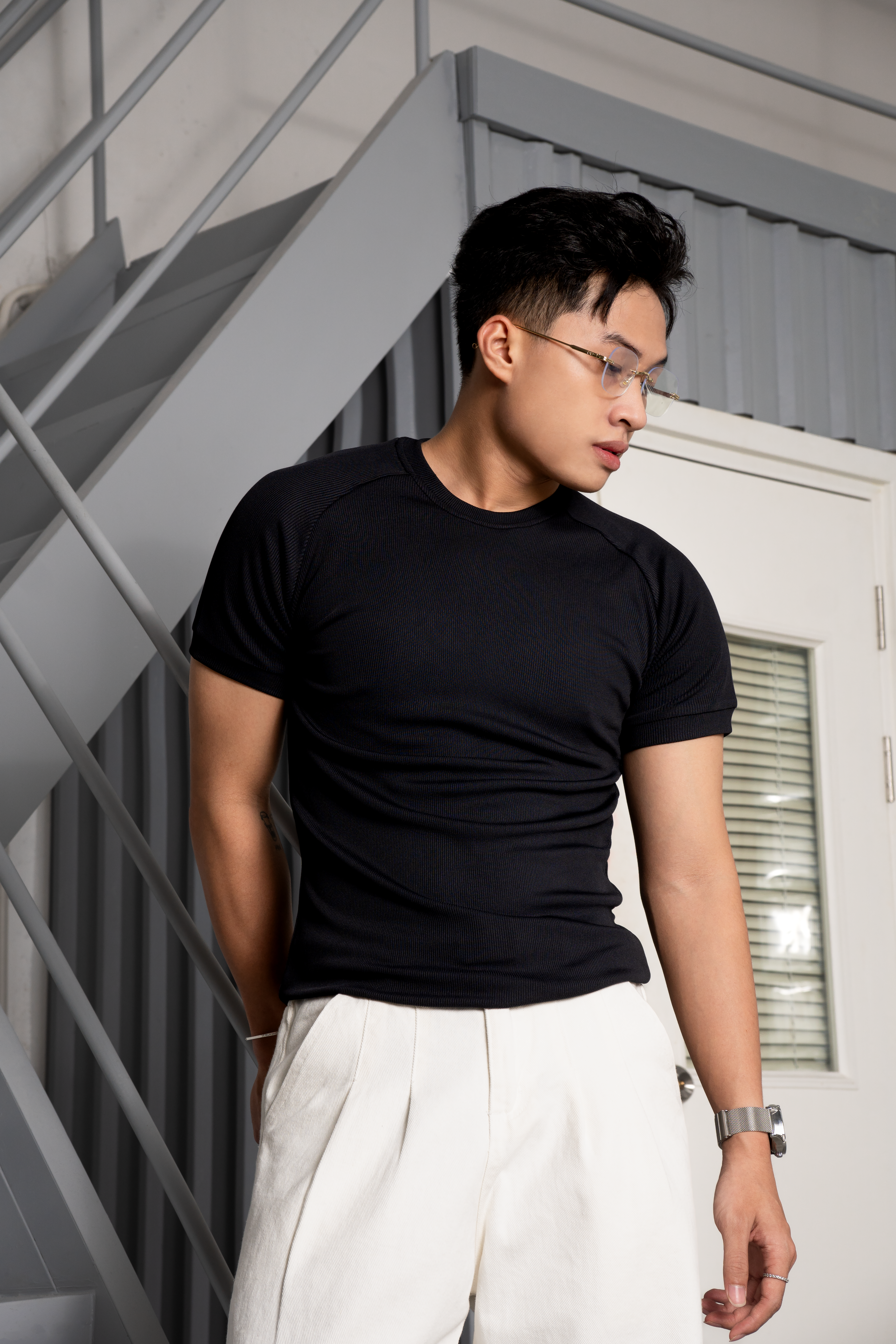 Áo thun ôm BODY thun gân phối nhung mịn cực , độ body _thumbnail_3