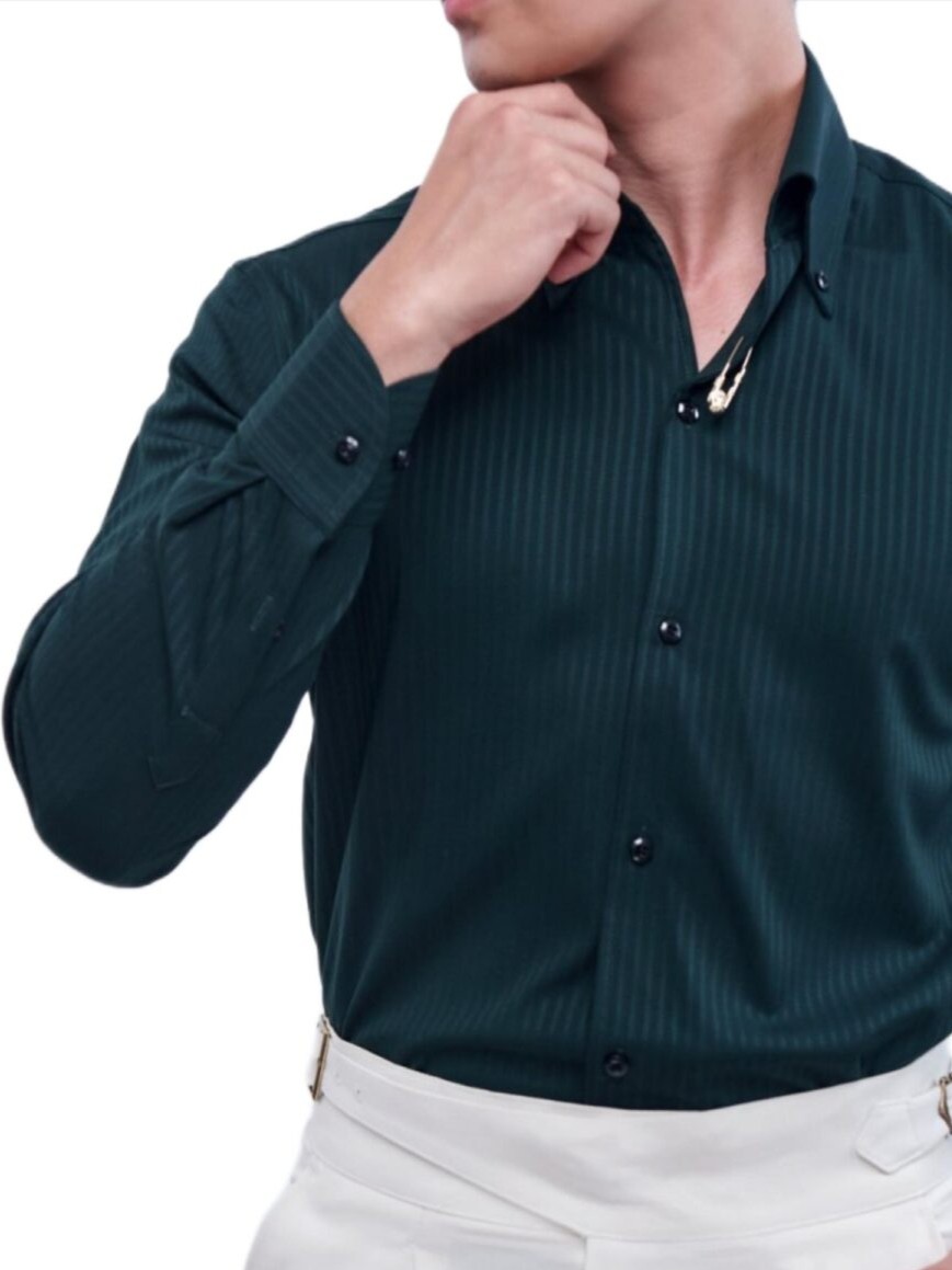 Sơ Mi Button Down Sọc Tiger Pin_thumbnail_10