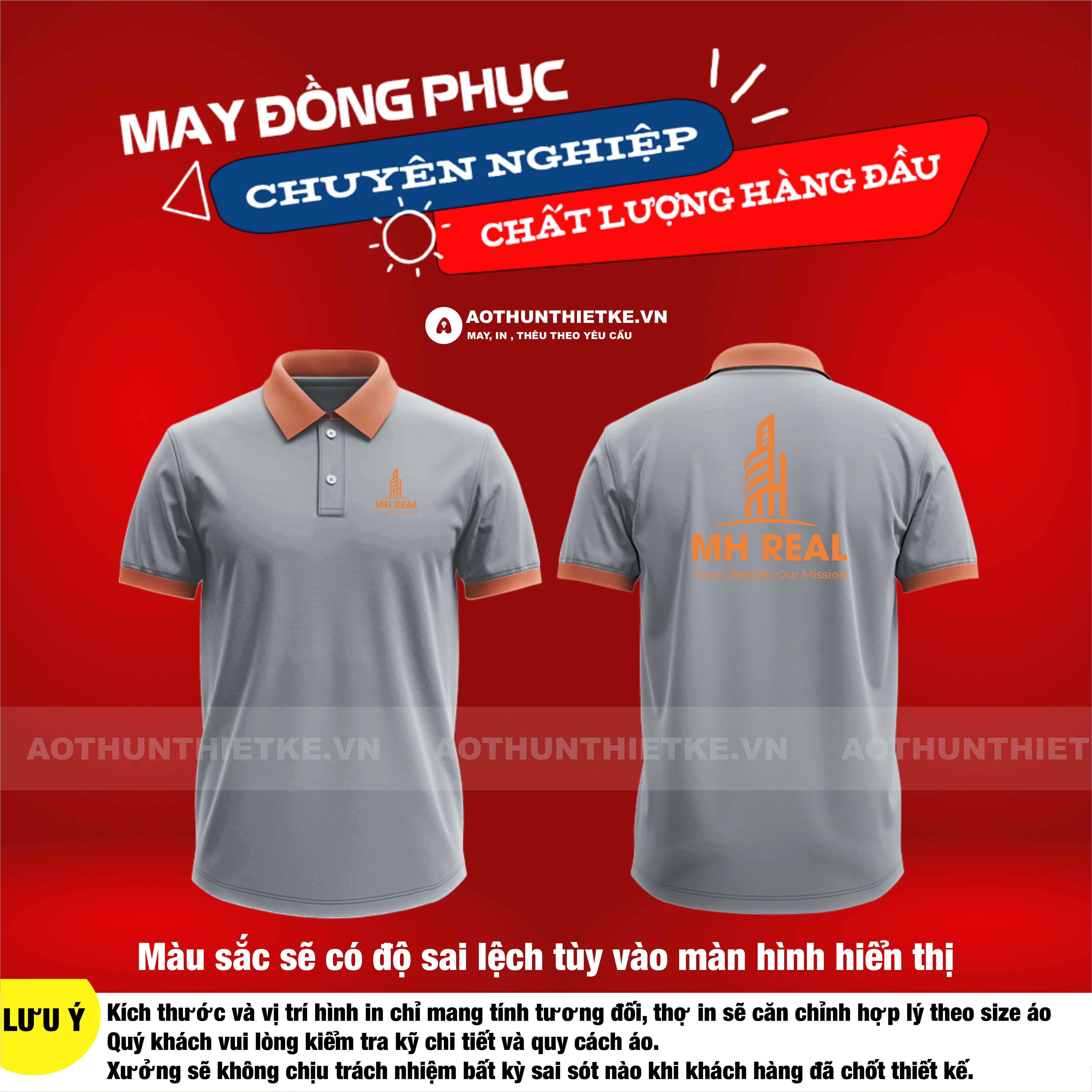 Áo Đồng Phục Công Ty MH Real