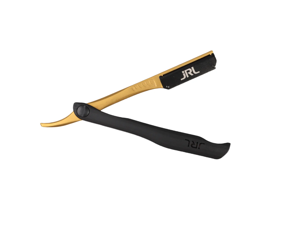Cán dao cạo jRL chính hãng Black Magnetic Straight Edge Razor_thumbnail_2