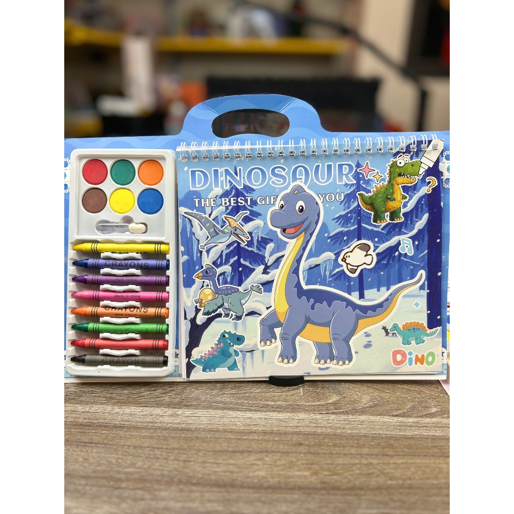 Sách Tô Màu Cho Bé Kèm Bút Màu Capybara Kuromi, Sách Vẽ Có Tay Xách, Đồ Chơi Sáng Tạo Trẻ Em 328ST_thumbnail_3