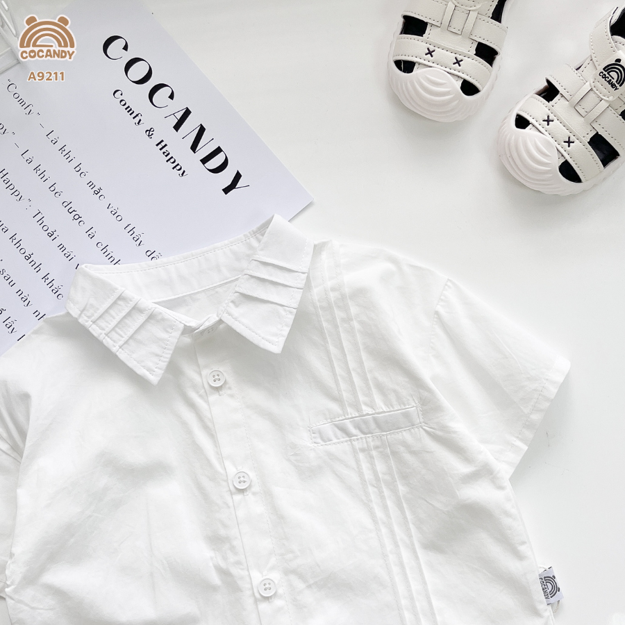 Áo cộc TRẮNG sơ mi ly cổ_thumbnail_5