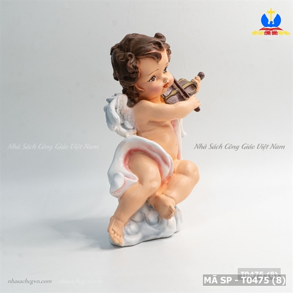 Tượng thiên thần đánh đàn 18cm ✔_thumbnail_2