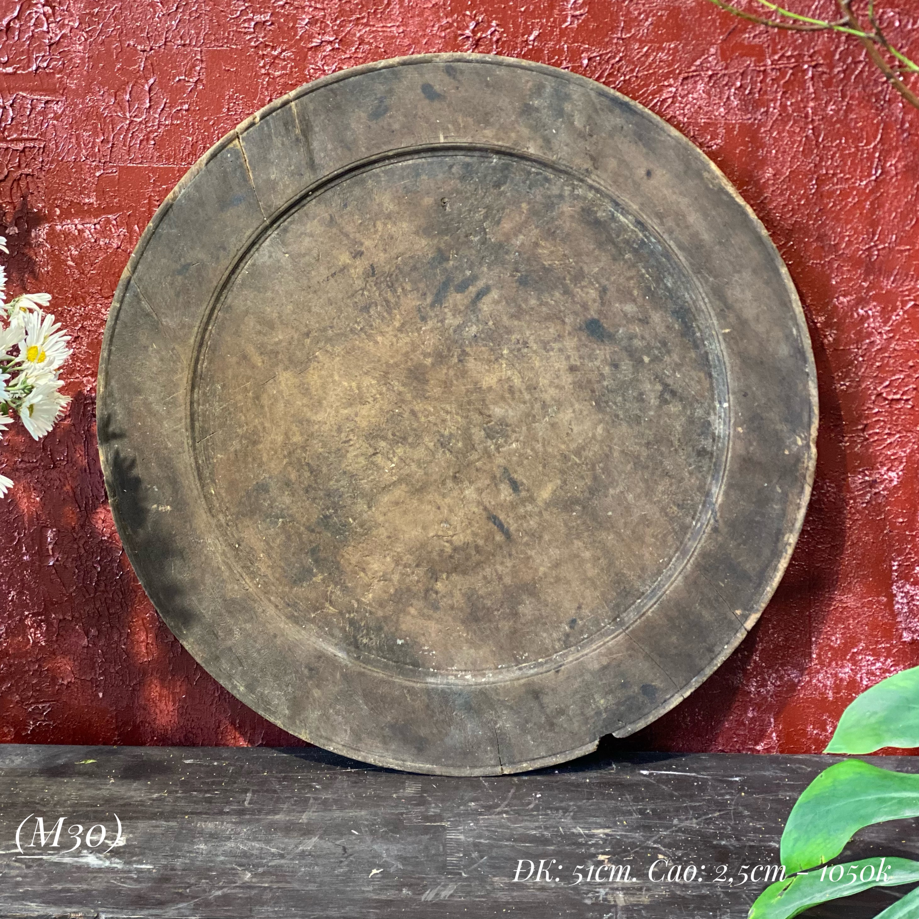 Mâm gỗ M30 - Đường kính 51cm