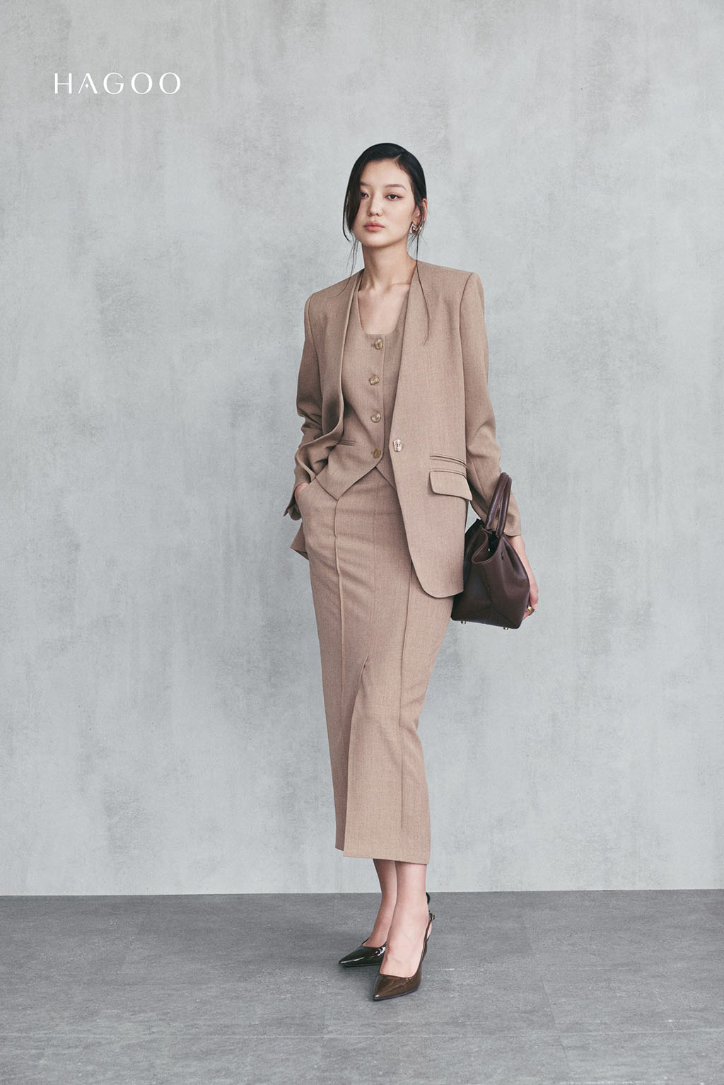 Blazer không ve bổ cơi đôi HAGOO_thumbnail_3