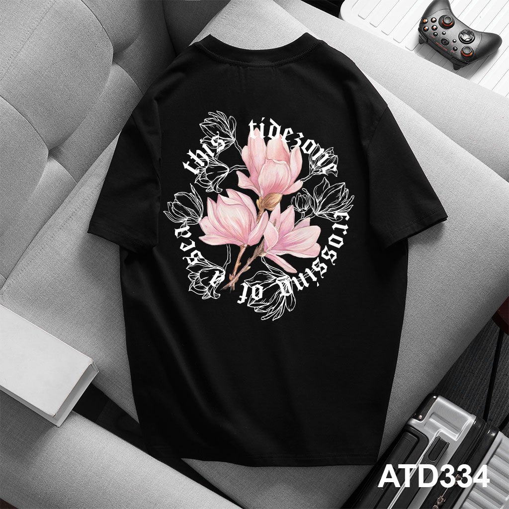 Áo thun nam form rộng ATD334 Miucho Iconic cotton cổ tròn in graphic_thumbnail_5