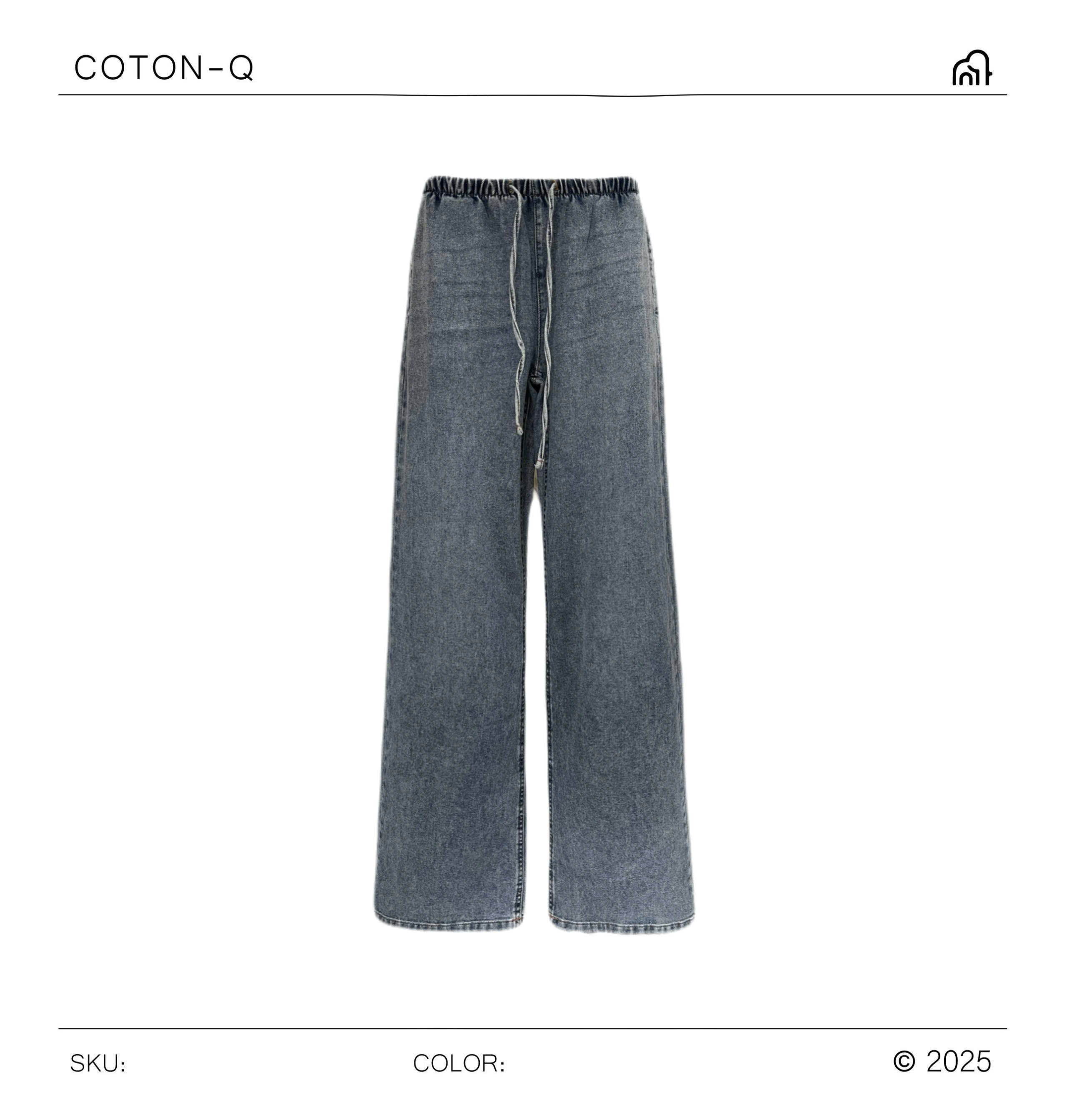 HQ194 - Quần jean lưng thun ( TRUNG TRỘN )