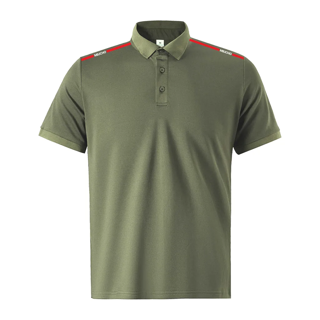 Áo polo nam phong cách basic PLCSD2456 Miucho Iconic vải cá sâu đứng form thoáng mát cổ tròn in mix_thumbnail_8