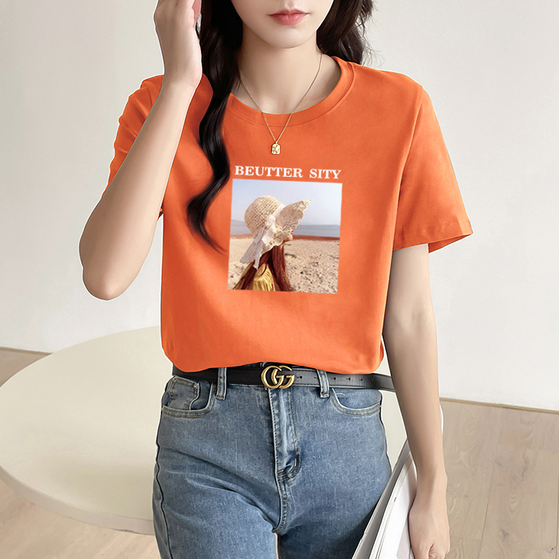 [Form Rộng] Áo phông nữ form rộng in hình cô gái - Áo thun nữ chất thun cotton Loza - CT6249_thumbnail_3