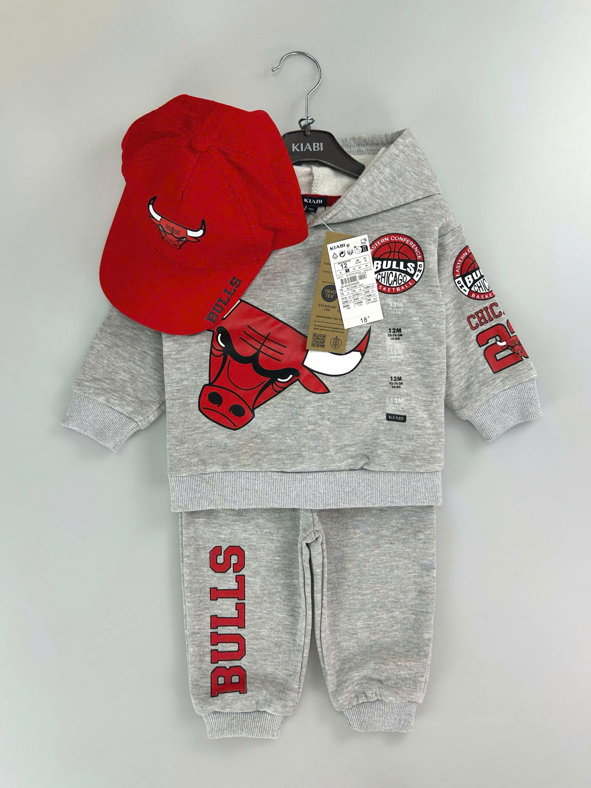 HE123 Set bộ nỉ bé kèm nón