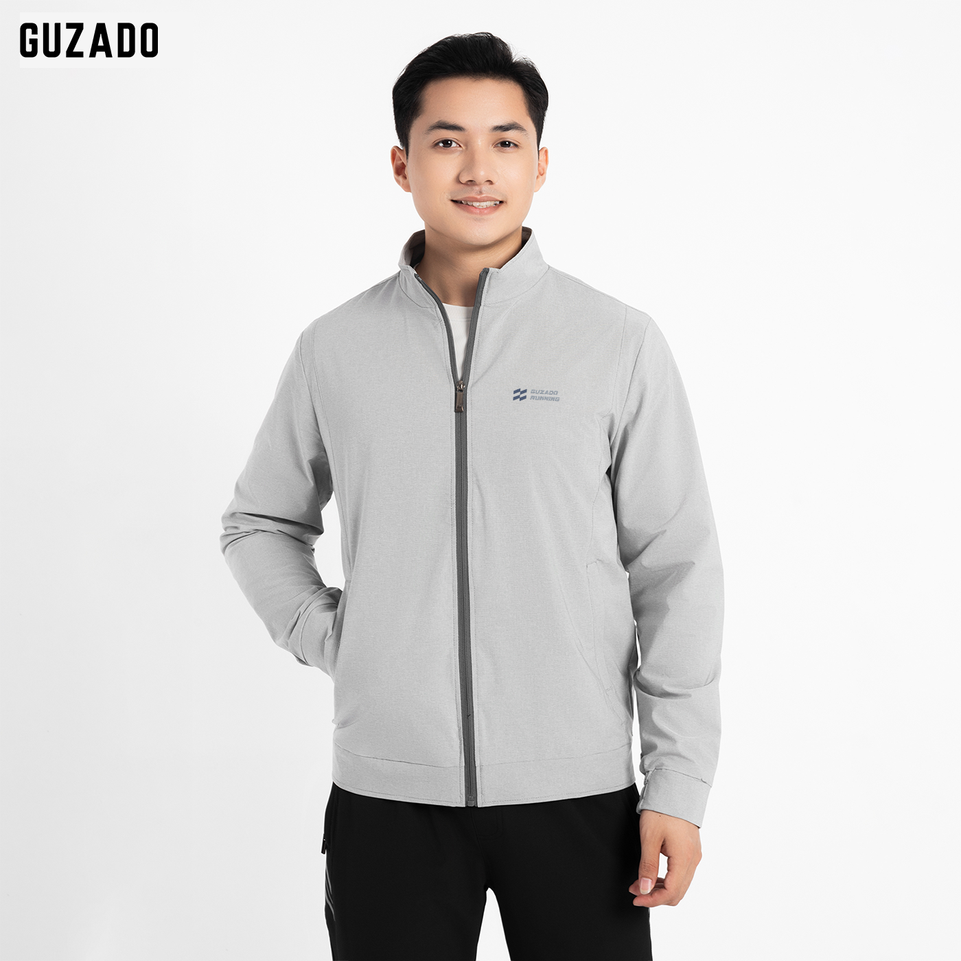 Áo Khoác Gió Nam GUZADO Bo Gấu Ống Tay Linh Hoạt, Chống Gió Tốt GAG04_thumbnail_7