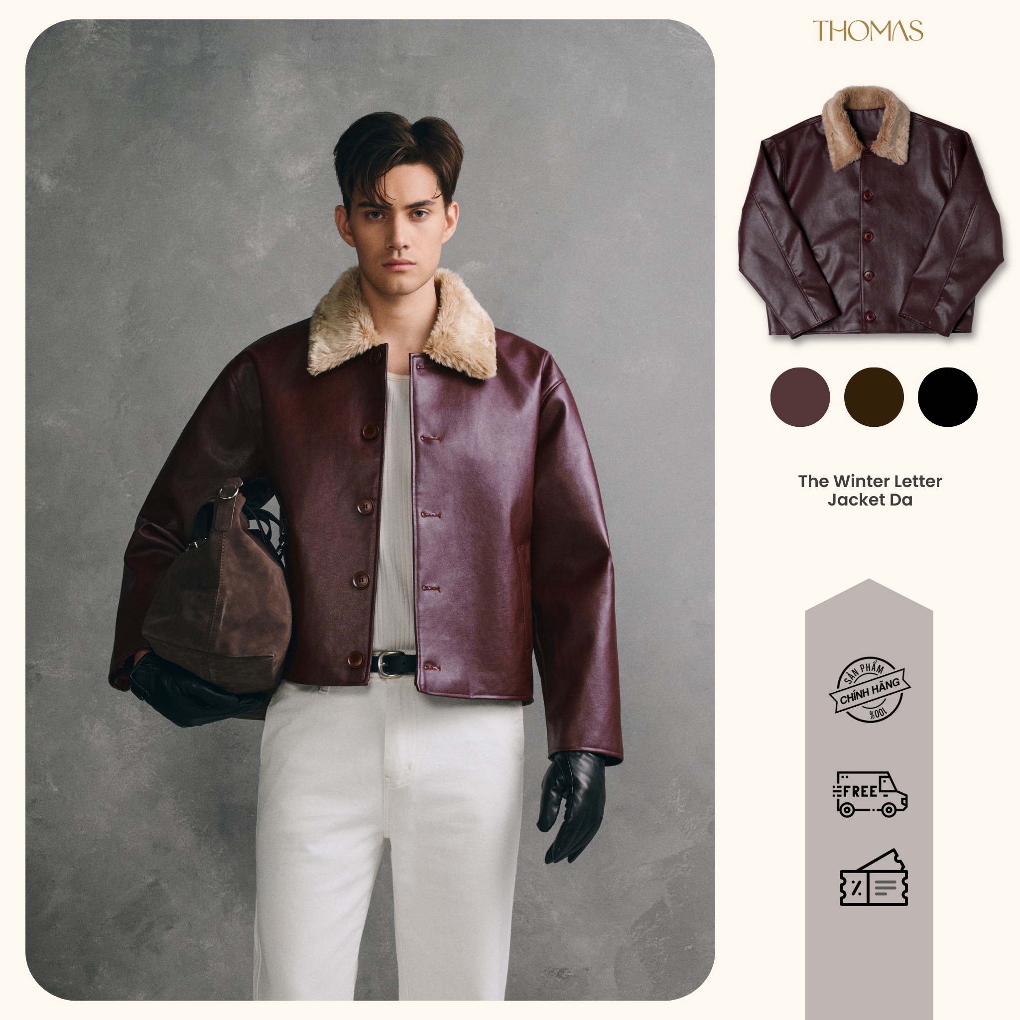 Áo Jacket Sweet Leather Form Regular_thumbnail_9