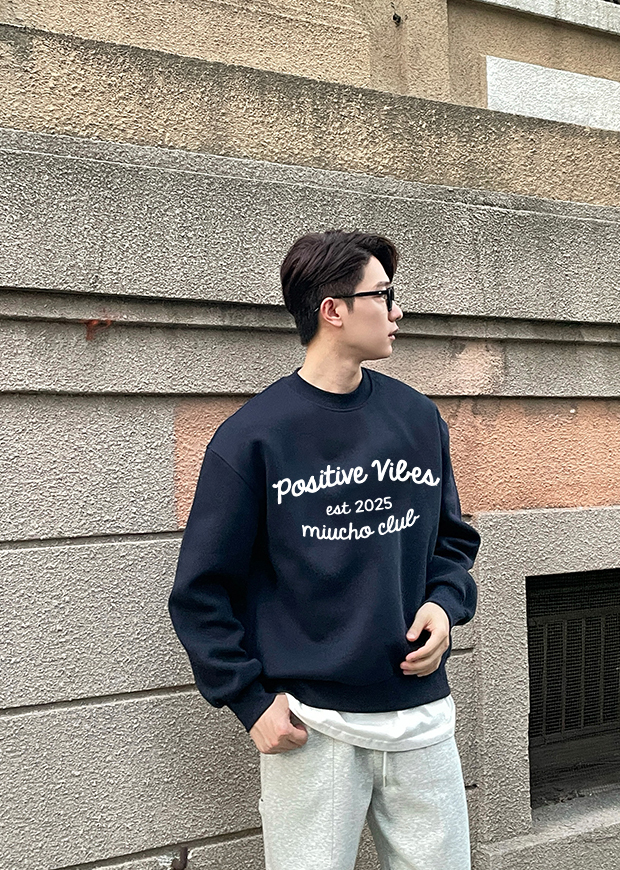 Áo sweater nam form boxy 1930 Miucho cổ tròn vải nỉ bông 350 GSM dày dặn in typography_thumbnail_4