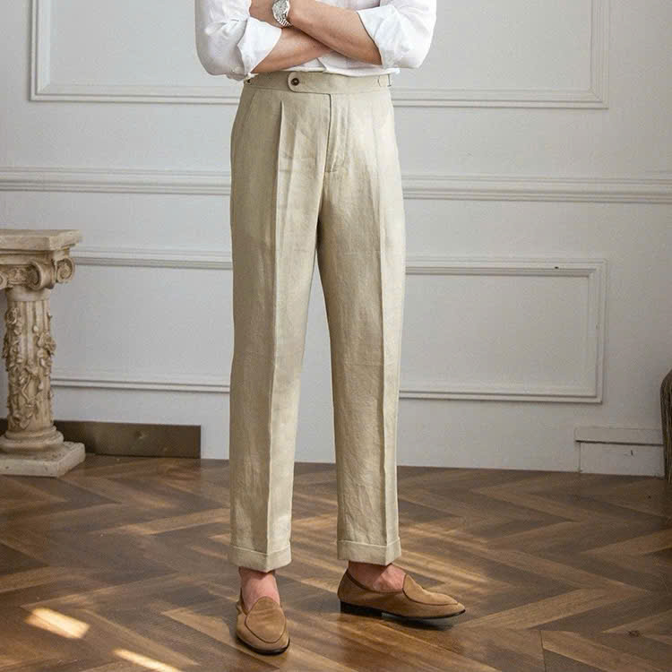 Sidetab Linen Trousers – Season 3_thumbnail_8