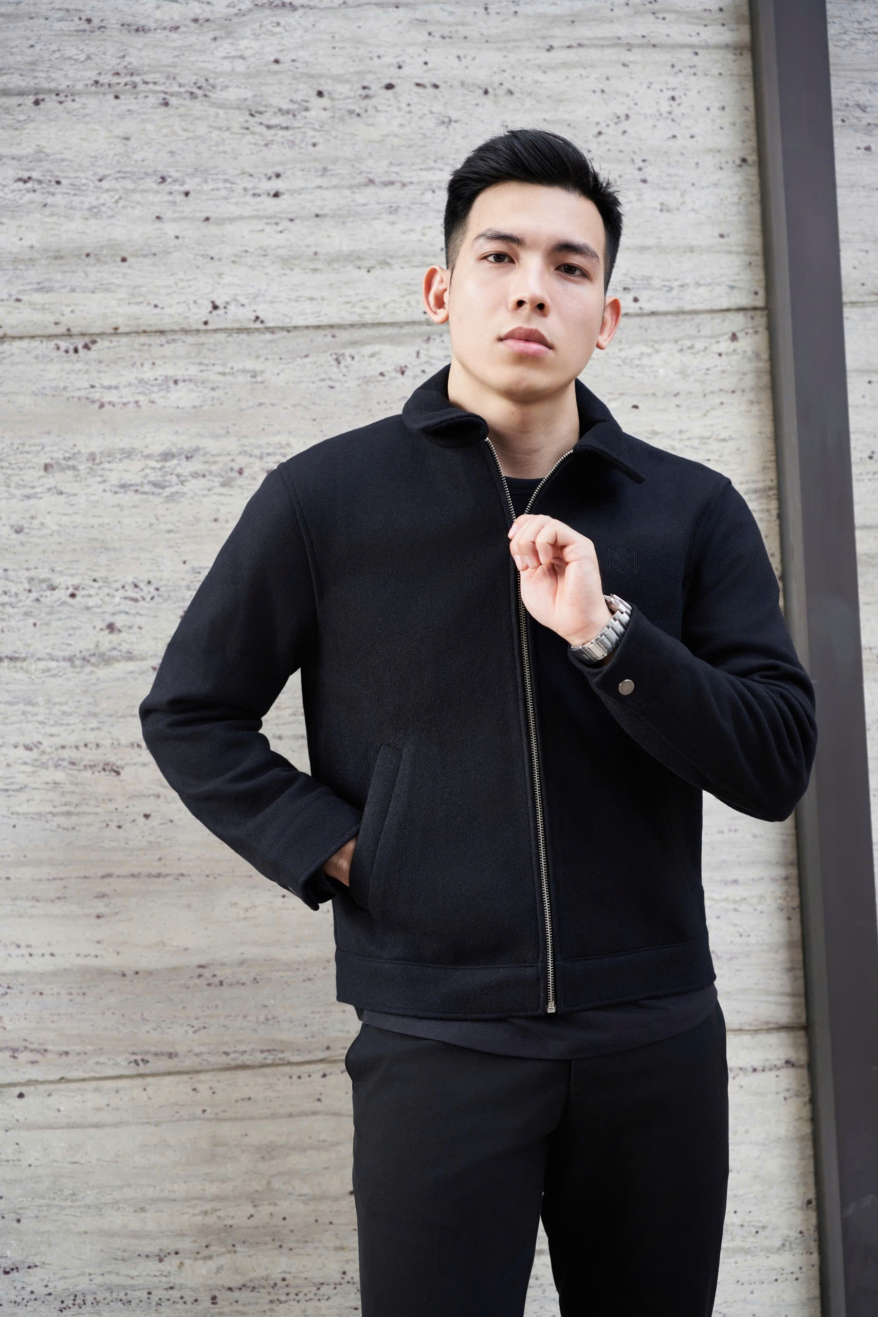 Áo khoác dạ nam Narsis D24009 chất liệu cao cấp, kiểu dáng cổ điển, lịch lãm._thumbnail_5