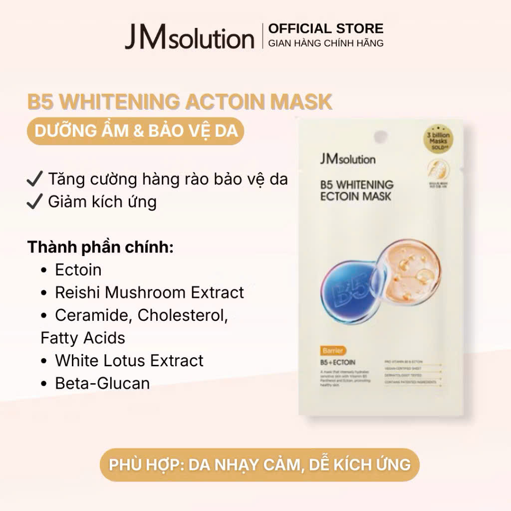 Hộp 10 Miếng Mặt Nạ JMsolution B5 Whitening Mask_thumbnail_5