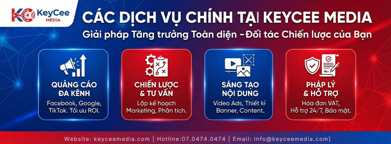 Tổng Hợp Các Dịch Vụ Marketing Tại KeyCee Media: Giải Pháp Tăng Trưởng Toàn Diện Cho Doanh Nghiệp