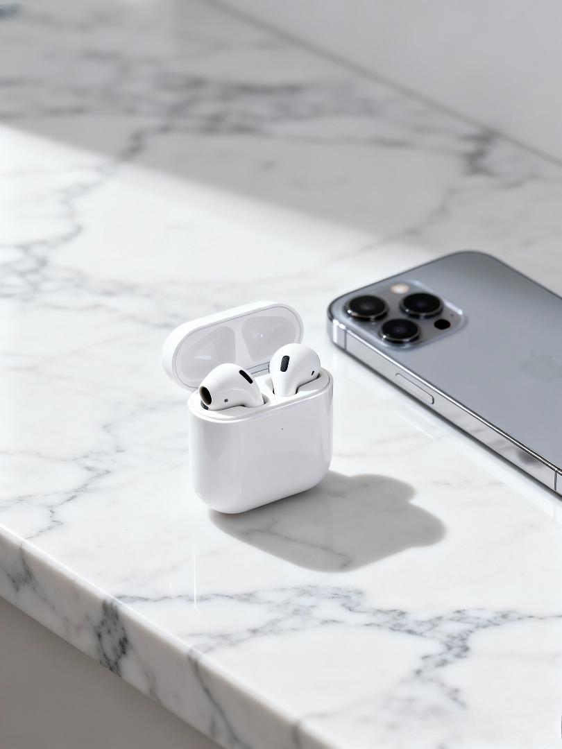 dreamina-2026-01-27-8467-Một cặp tai nghe không dây màu trắng tro...(1)