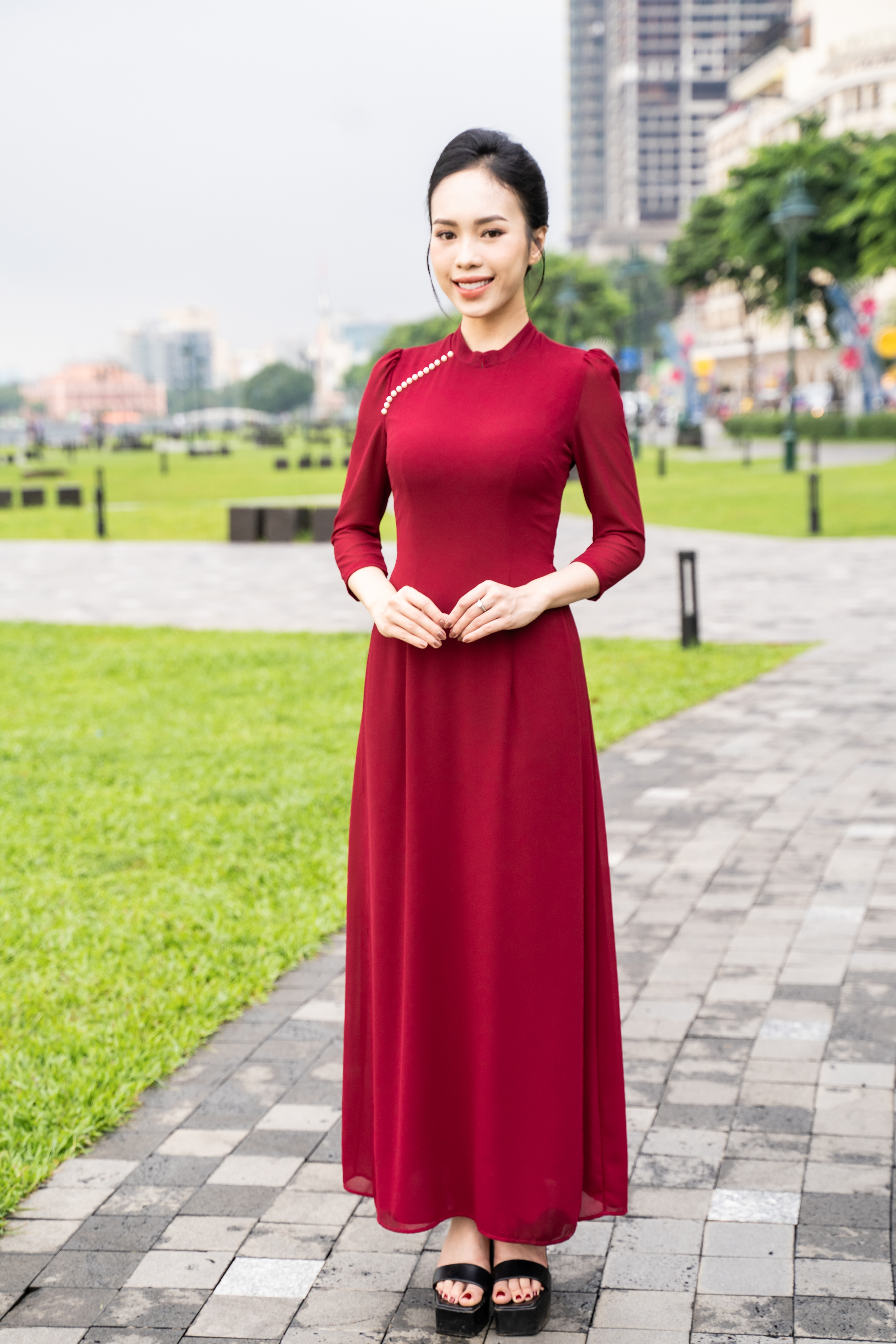 Đầm giả áo dài - Y1367 - Thương hiệu Zonbig_thumbnail_14
